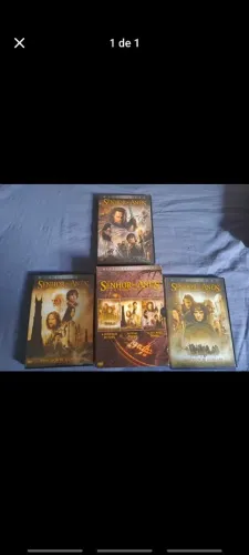 Box DVDs O Senhor dos Anéis + Cartão telefonico