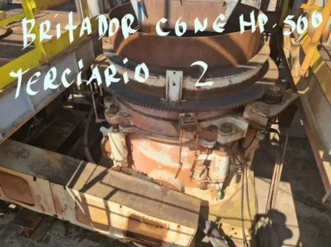 Britador cone HP 100, HP 200, HP 300, HP 400 e HP 500, HP4 e HP5