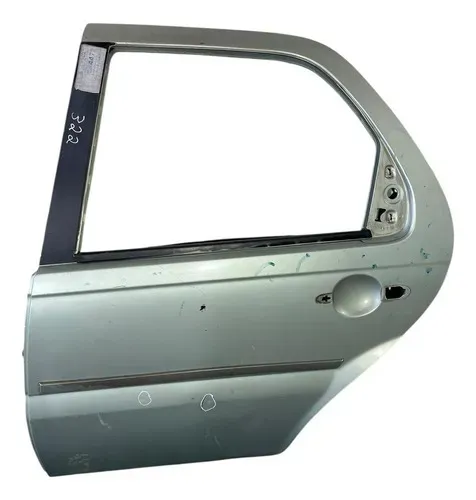Porta Siena Bbb 2009/2010 Traseira Esquerda Prata