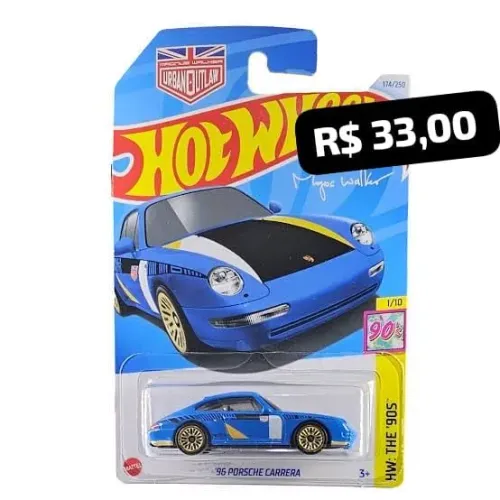 Carrinho Hot Wheels Porsche 96 Carrera 1/10