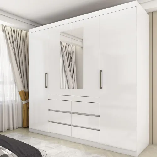 Guarda-Roupa Império 4P - Entrega Rápida