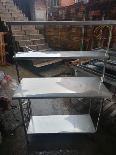 Prateleira inox 5 andares 