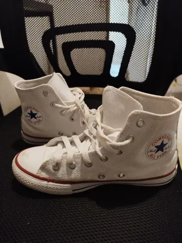 Converse All Star Branco infantil - Tam 32