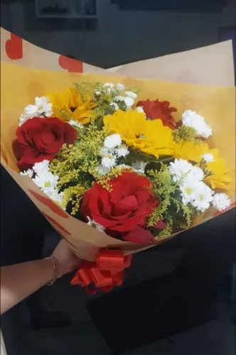 Buquê de flores para decoração