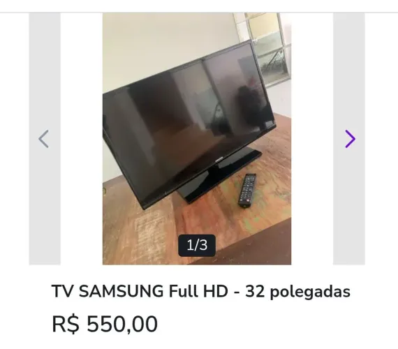 tv Samsung 32p Full HD