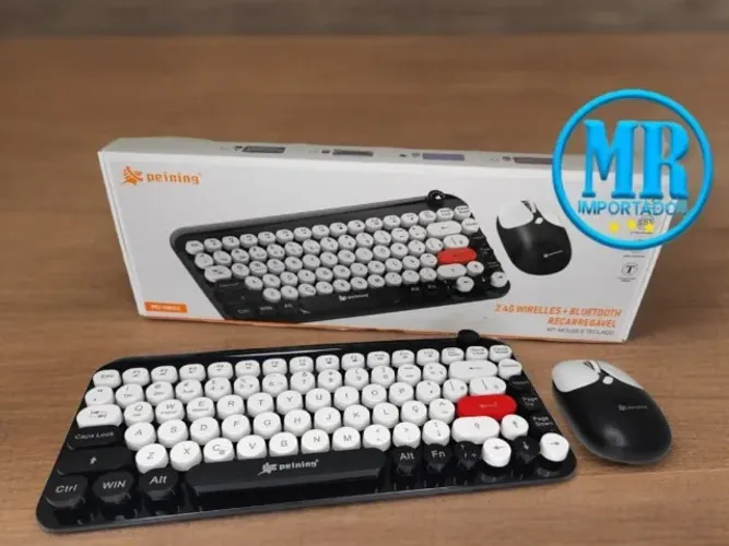 TECLADO MECÂNICO COM FIO PEINING MODELO PEI FR3025 Preto an3