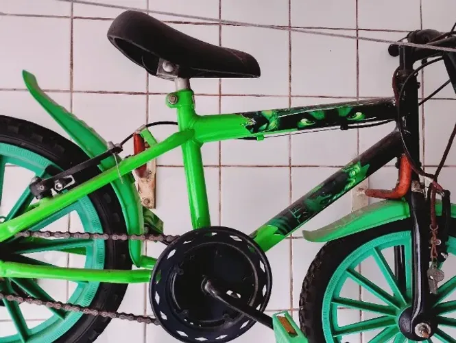Bicicleta infantil Verde