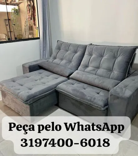 Sofa Retrátil luxo,direto de fábrica com garantia 