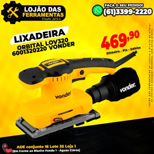 Lixadeira Orbital LOV320 6001320220 Vonder