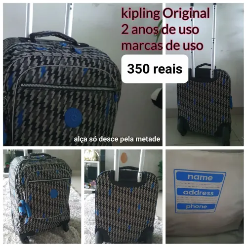 Mochila Kipling Original com rodinhas