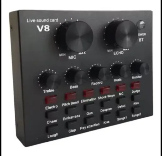 Placa de Som V8 - Live Sound Card