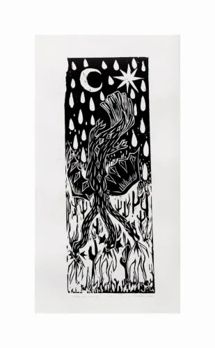 Xilogravura assinada