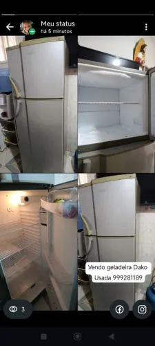 Vendo geladeira Dako