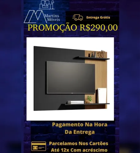 GRANDE PROMOÇÃO PAINEL DE TV BRASIL ATÉ 50 POLEGADAS ENTREGA GRÁTIS ACEITA CARTÃO