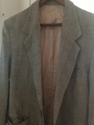 Paletó terno blazer de linho puro Artigo Fino 