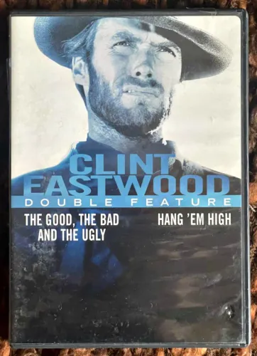 CLINT EASTWOOD DVD DUPLO THE GOOD THE BAD THE UGLY 3 HOMENS EM CONFLITO e HANG EM HIGH