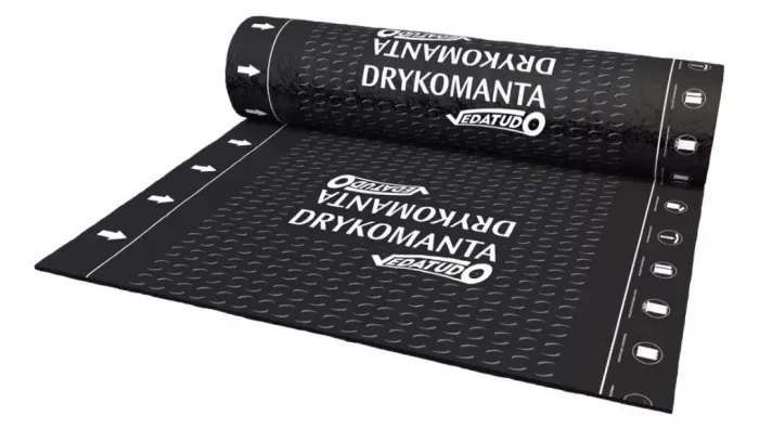 Manta Asfáltica 3mm tipo II Preta Poliéster DRYKO Vedatudo 