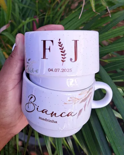 Xícaras Personalizadas - Presente Casamento