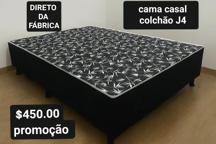 Cama casal conjugada preço de fábrica entrego novo no plástico
