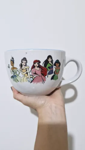 Caneca Gigante Princesas Da Disney Importada