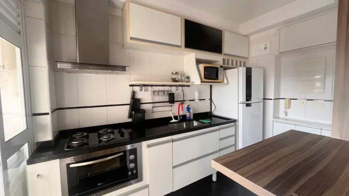 Apartamento 2 dormitórios mobiliado para locação no Gonzaga - Santos