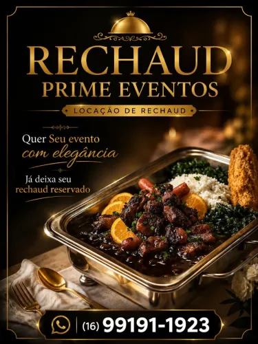 Rechaud prime eventos.. quer seu evento com elegância