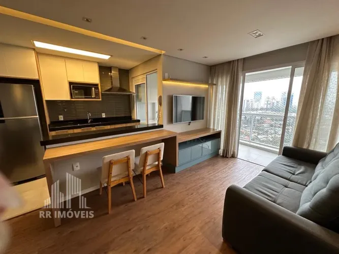 RR10014 Apartamento MOBLIADO 70m² CONDOMÍNIO NOVARE - OPORTUNIDADE - 2 Dorms 2 Vagas - Bar