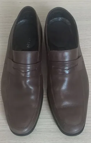 SAPATO SOCIAL MASCULINO MARRON TAM. 43 USADO