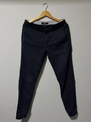 Calça Vans Authentic Chino Slim Jogger Black - Tamanho 40