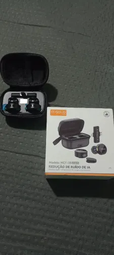 Microfone lapela sem fio