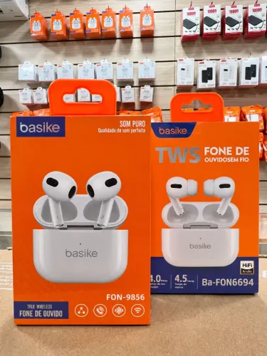 Fone Bluetooth Basike FON-9856 / FON-6694 GARANTIA DE 3 MESES PELA LOJA
