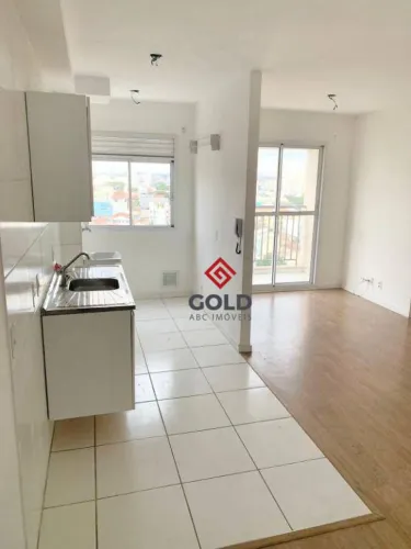 Apartamento com 2 dormitórios para alugar, 49 m² por R$ 2.838,00/mês - Vila Eldízia - Sant