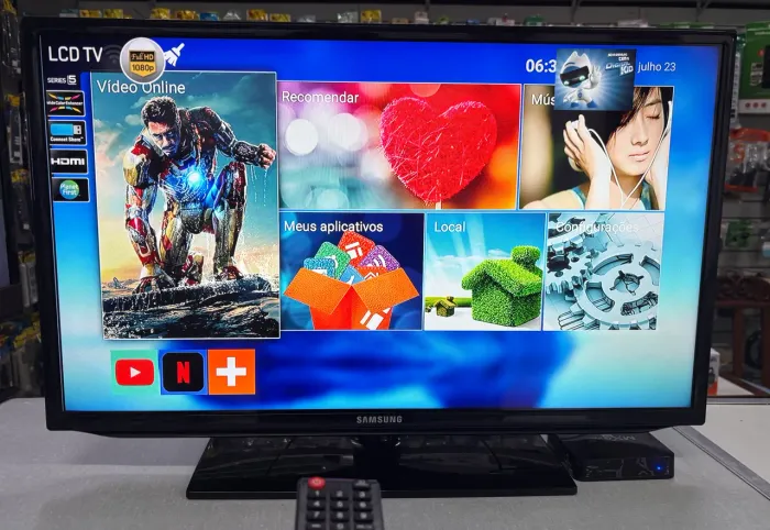 Tv 32? Samsung ( não é smart) pode transformar