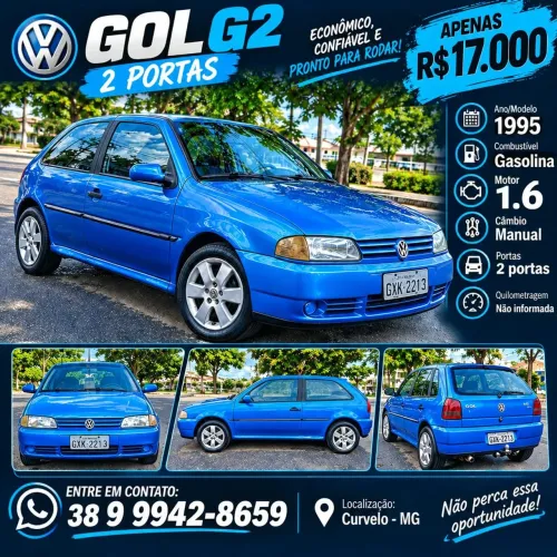 Volkswagen Gol Geração II Special 1.0 8V 58cv Gasolina Mec. 2P 1999