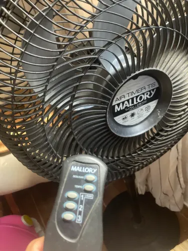 Ventilador com controle remoto funcionar normal 