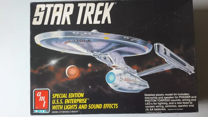  Star Trek Enterprise A, kit plástico de montar