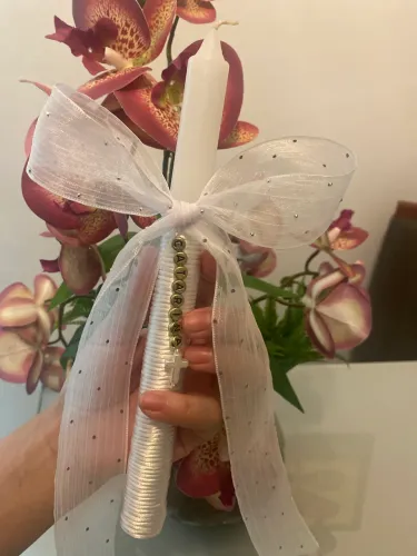 Vela personalizada para batizado 