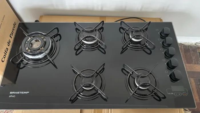 Vendo cooktop Brastemp Ative 5 bocas