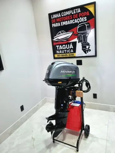 Motor Hidea 30HP Partida Manual Novo Ano 2026, Completo, Garantia Promoção Pronta Entrega
