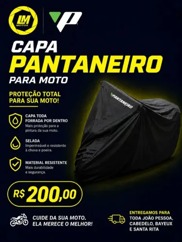 Promoção de Capa para Cobrir Motos Premium Pantaneiro
