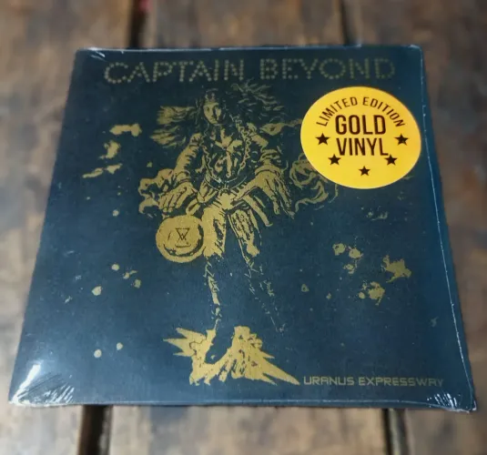 Lp 7 Captain Beyond - Uranus Expressway gold vinyl (disco de vinil 7 lacrado)
