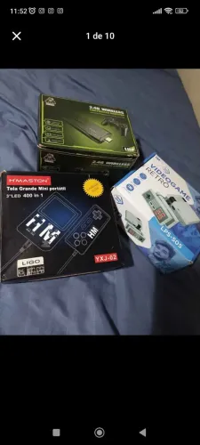 Combo de 3 vídeo games retrôs (LER DESCRIÇÃO)