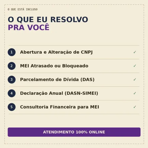 ?Regularize seu MEI Bloqueado ou Atrasado ? Atendimento 100% Online?