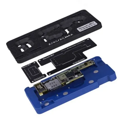 Suporte Placa Stencil Reballing Qianli iPhone X Xs Xsmax (99995.9905 zap)