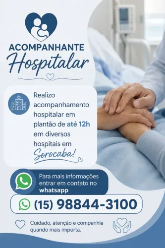 Serviço de Acompanhante hospitalar!