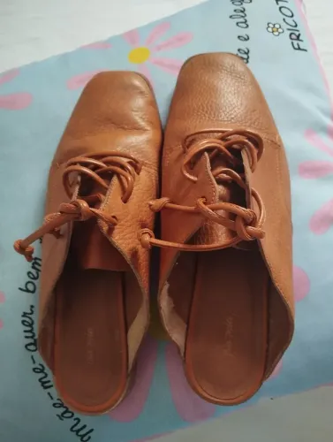 Mocassim n36 couro via MIA