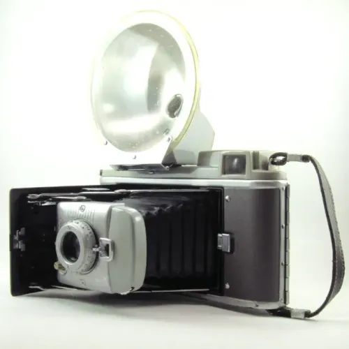 Câmera Vintage Polaroid Land Model 80 Highlander Item de Colecionador