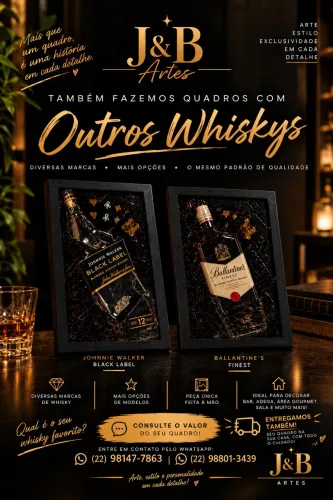 Transformamos o seu whisky favorito em peça única!