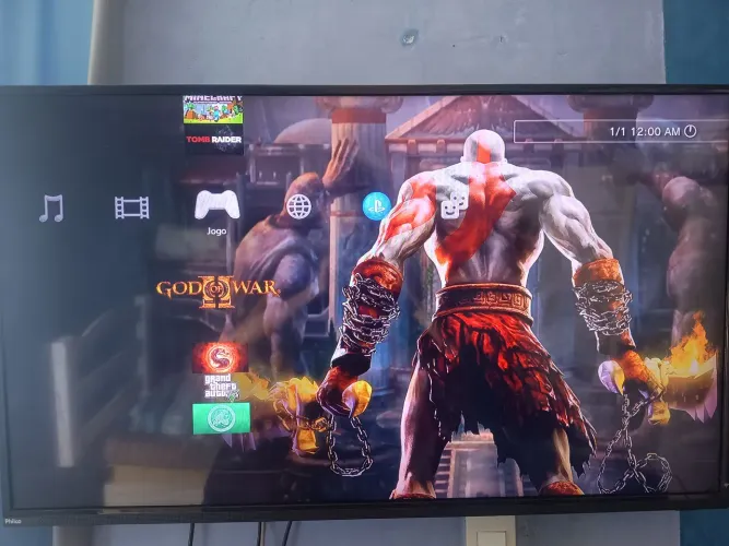 PS3 slim completo desbloq.