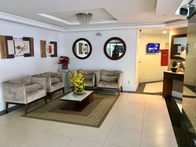 Apartamento 1 dormitório lazer com piscina vaga privativa Balneário Camboriú a 250 metros